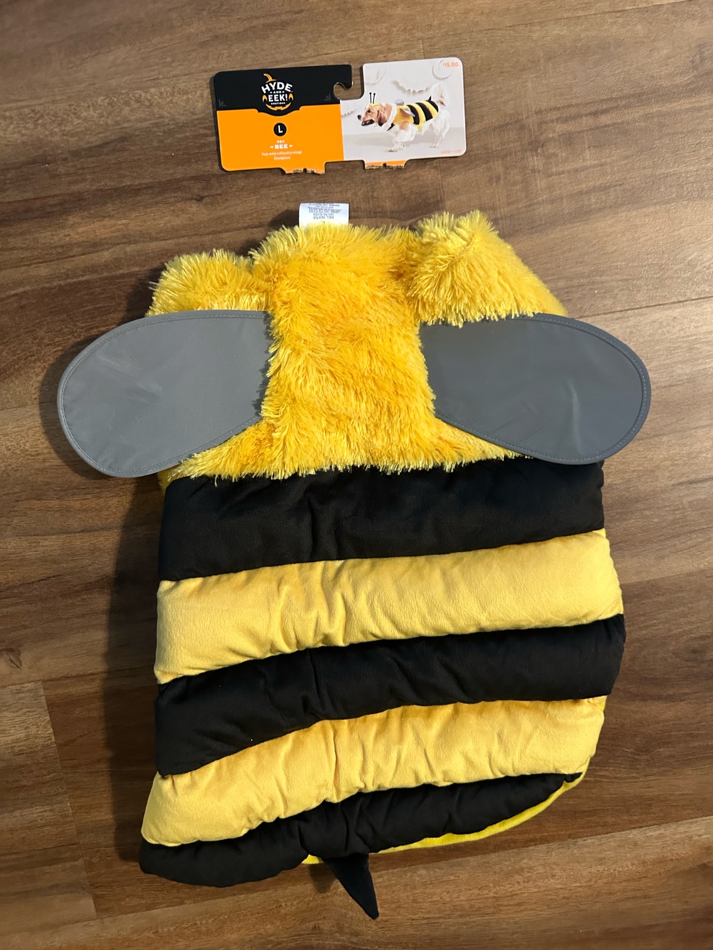 New Size Large Dog/Pet Bumblebee Costume